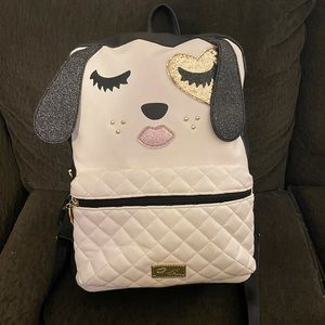 Betsy Johnson Dog Backpack